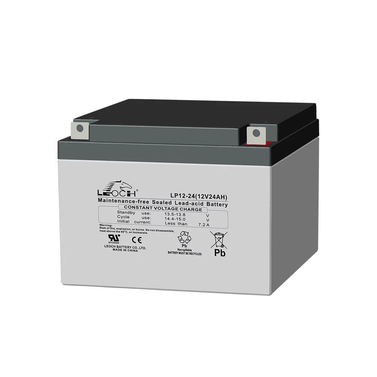 LEOCH 12V 24AH Dry Lead-Acid Battery