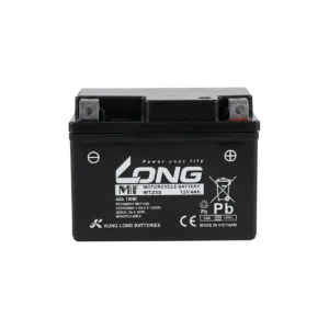 Long (Kung Long) WTZ5S 12V 4Ah Motorcycle Battery – Maintenance Free