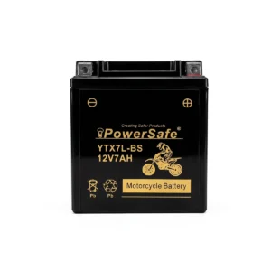 Power Safe 7Ah-12V Dry Battery: Maintenance-Free Motorcycle Battery